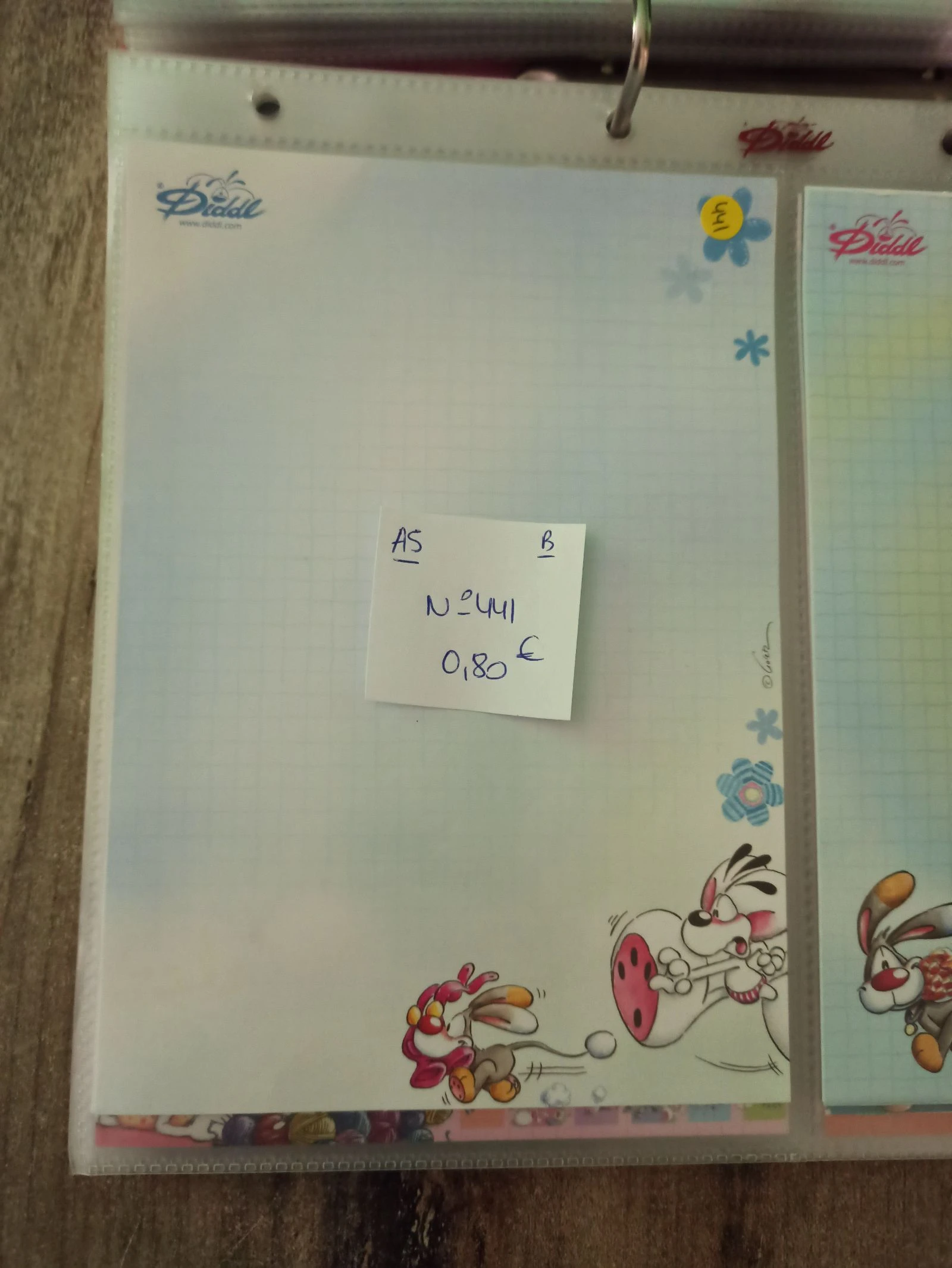 Feuille Diddl A5 441 0,80e 